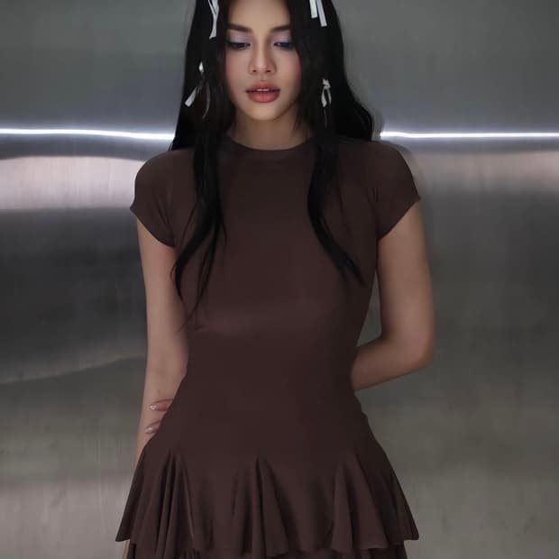 Tinymood brown mini dress