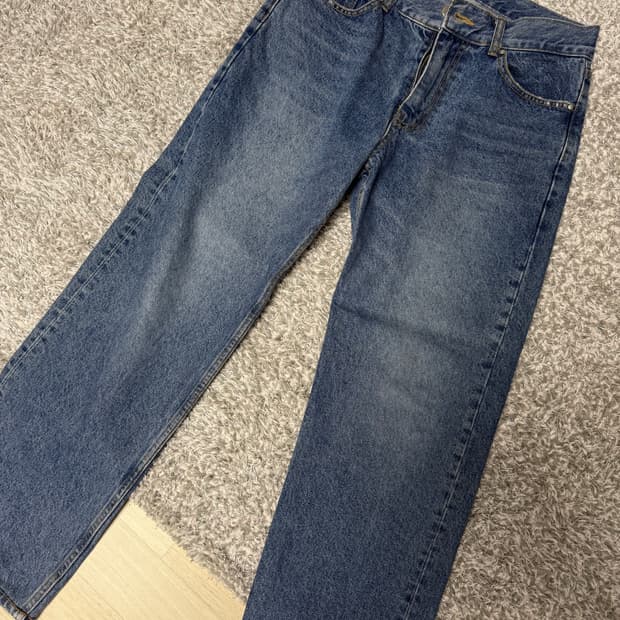 친다운 vintage washed denim blue