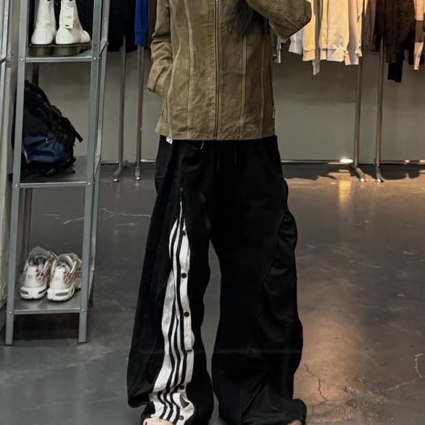 빈티지 스웨이드 레더자켓 A2749