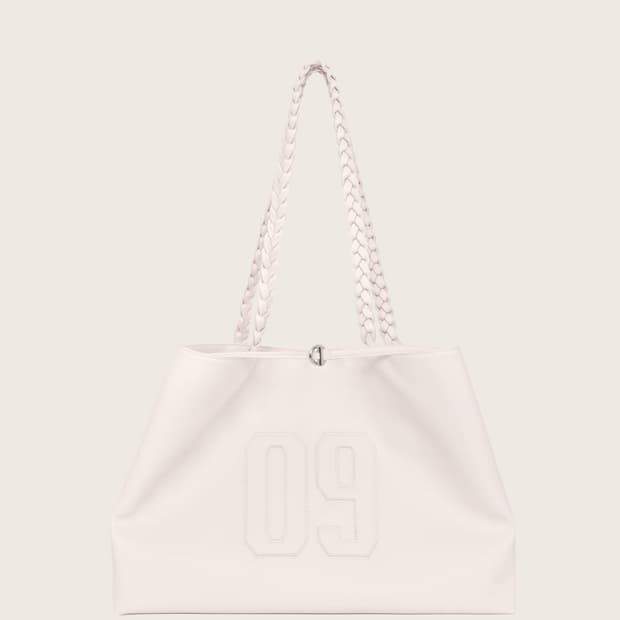 택O) 클리시어 09 넘버링 레더백 핑크