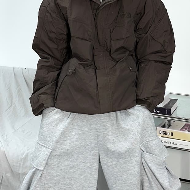 노스페이스 브라운 하이벤트 바람막이 M