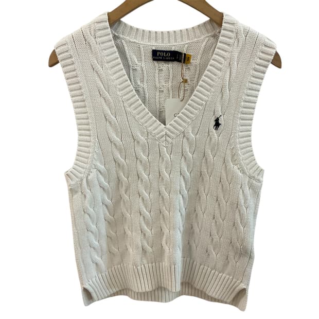 폴로 랄프로렌 케이블 니트 베스트