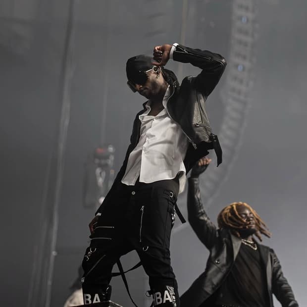 후드바이에어 본디지 팬츠 국문탭 카티착용