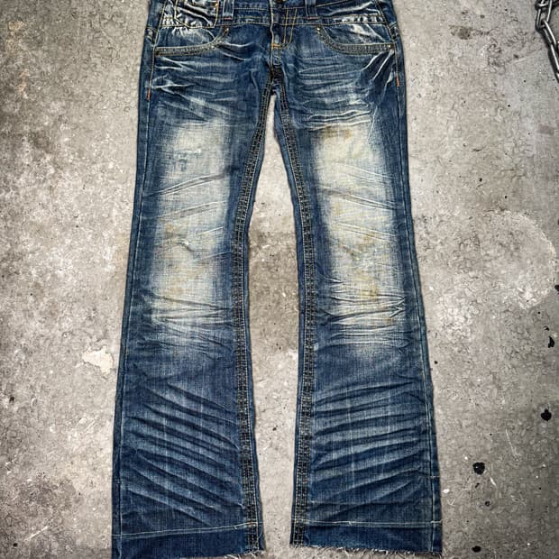 2000’s VTG Wash Boot Cut Denim Pants
