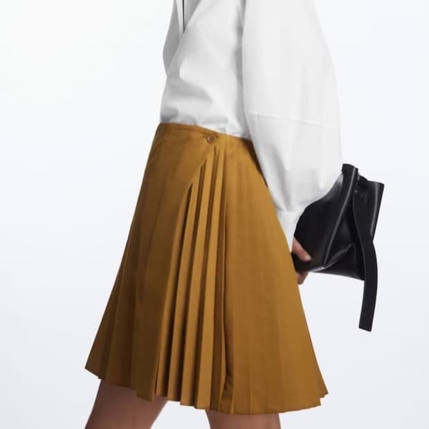 코스 플리츠 랩 스커트 / 여성 스커트/ 여성 치마 