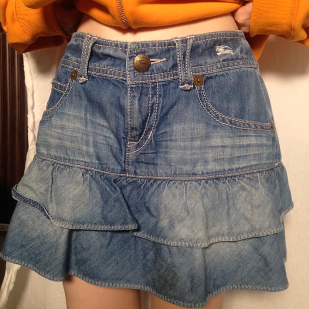 Burberry 블루라벨 데님러플 미니sk