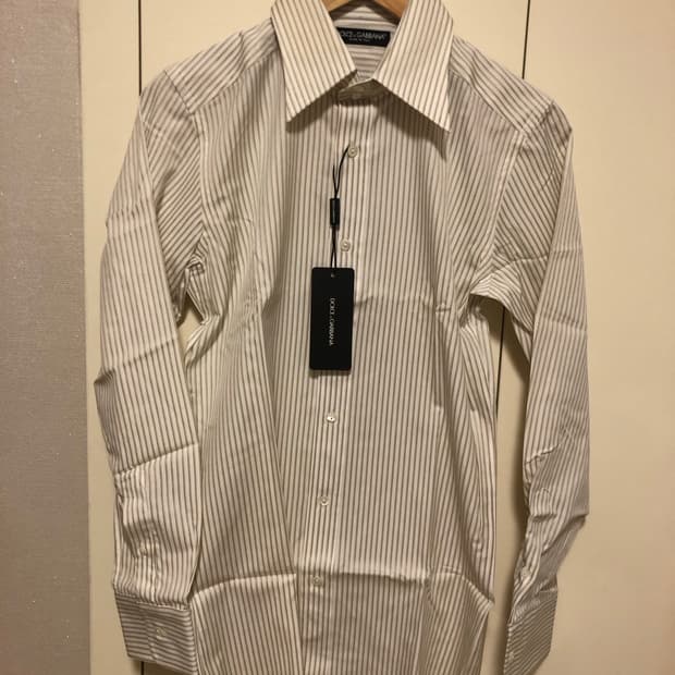돌체앤가바나 스트라이프 셔츠