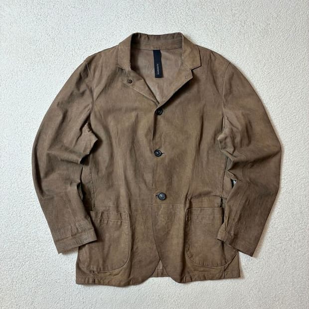 가렛 Garrett 누벅 스웨이드 양가죽 블레이저 PN6845