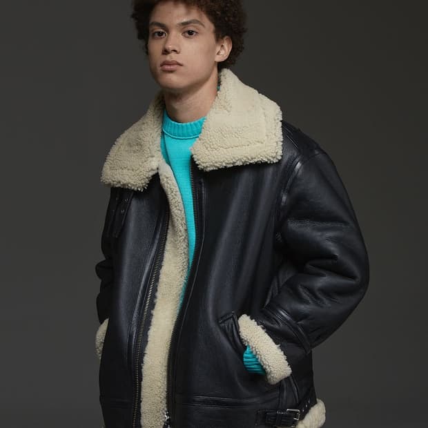 EPOCH 무스탕 양털 B-3 항공 점퍼