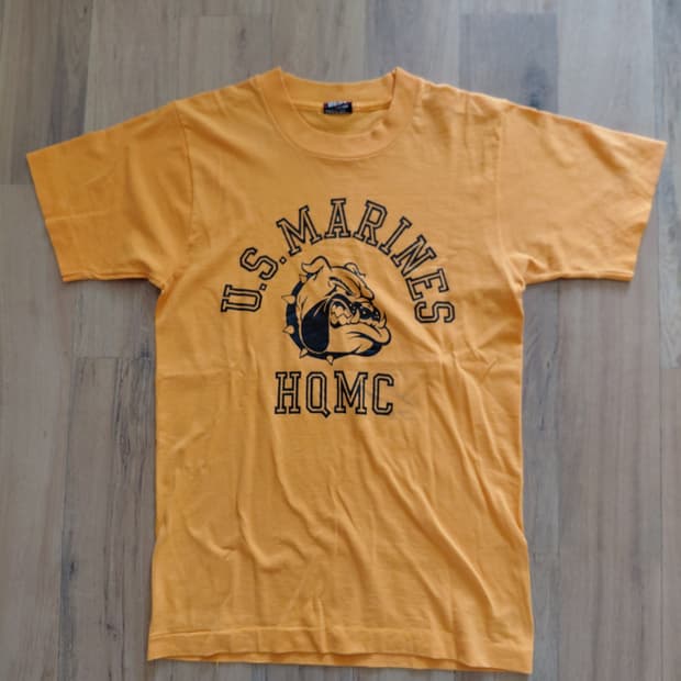 FRUIT OF THE LOOM 미군 해병 티셔츠