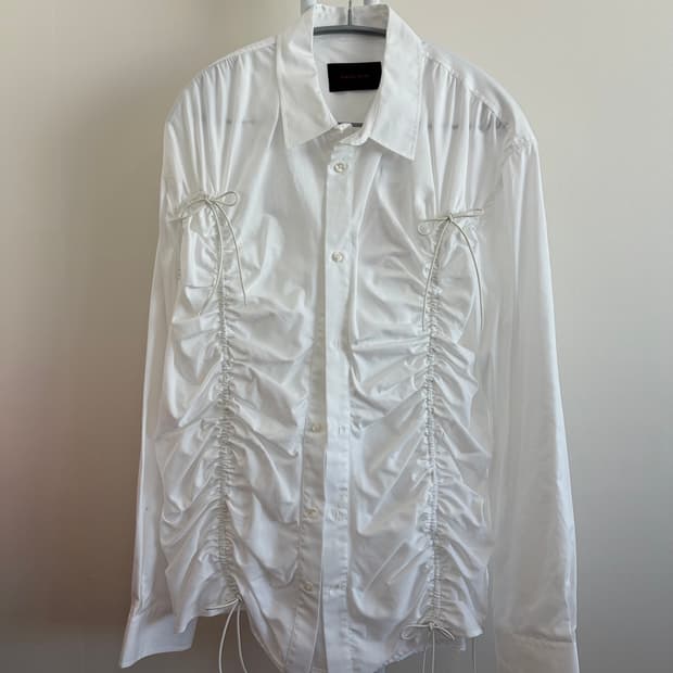 시몬로샤 (simone rocha) 화이트 코튼 셔츠