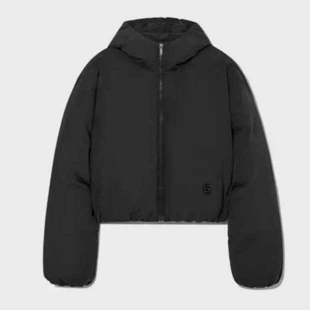 글로니 바운더레스 다운 푸퍼 패딩 차콜