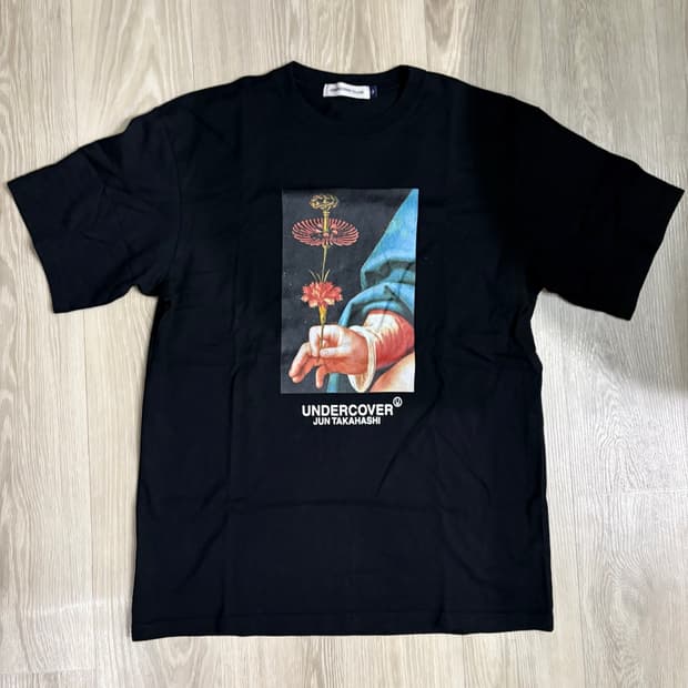 언더커버 24aw 플라워 티셔츠