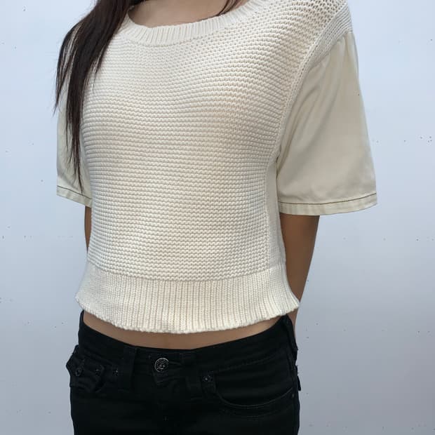 디젤 믹스 크롭 반팔