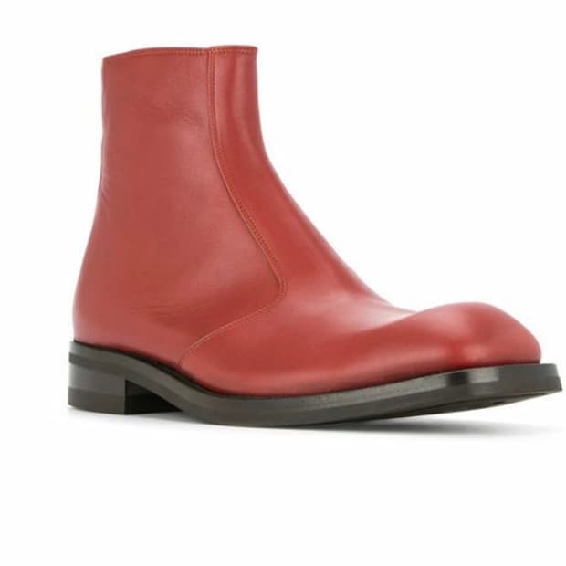 드리스반노튼 레더 부츠 42