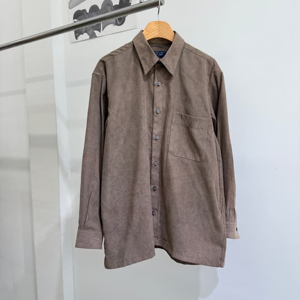 GIANNI VALENTINO 브라운 셔츠
