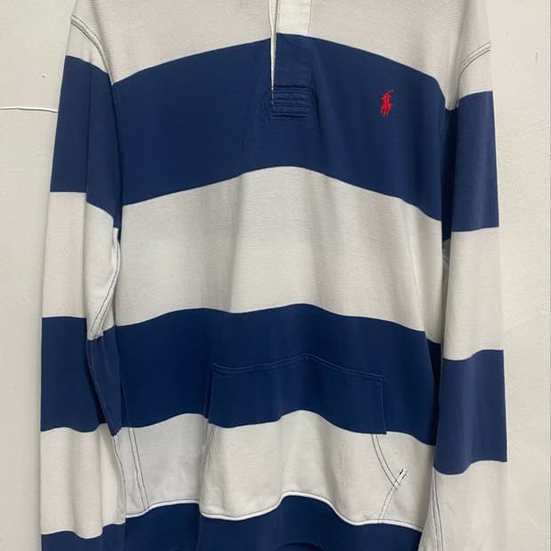 90‘s 폴로 바이 랄프로렌 럭비후드 긴팔티