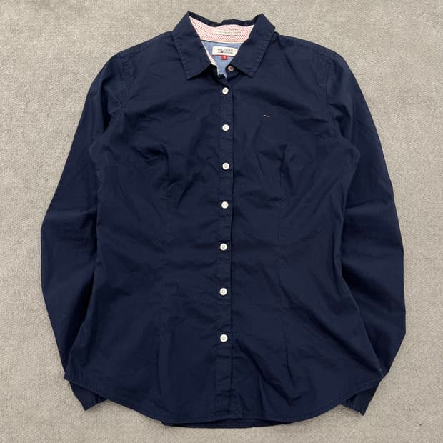 S 타미힐피거 네이비 셔츠