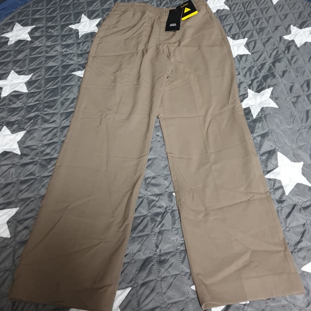 무신사스탠다드 젠더리스 와이드 밴딩 슬랙스 더스티베이지 (28)