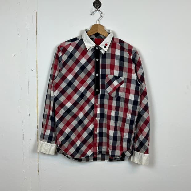 Metal System 체크 셔츠 L