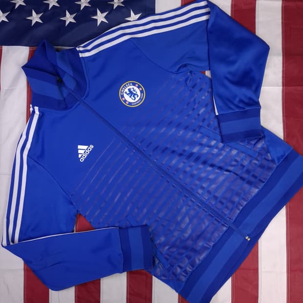 새제품급 오리지날 아디다스 첼시 트렉탑져지