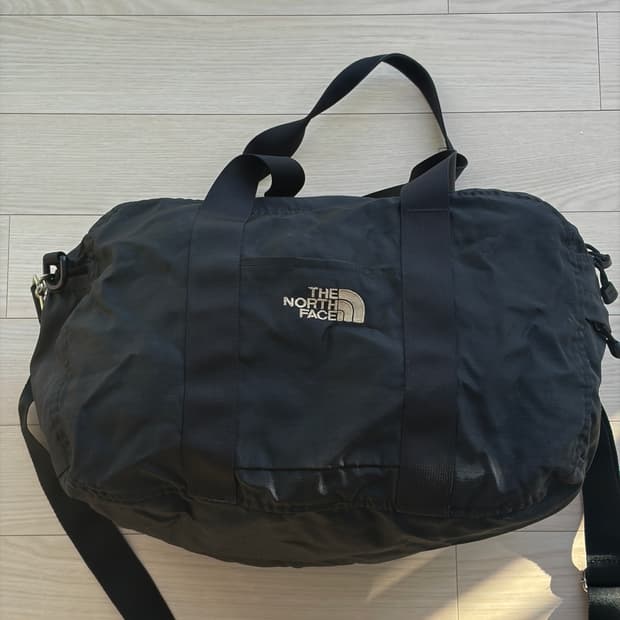 TNF 노스페이스 블랙 나일론 카고 망치가방 헤머백  