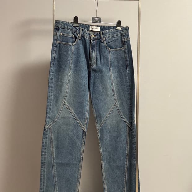 피스워커 페일 라이트닝 데님 팬츠 XL