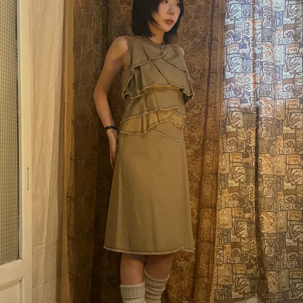 PPFM Layered Sleeveless Dress