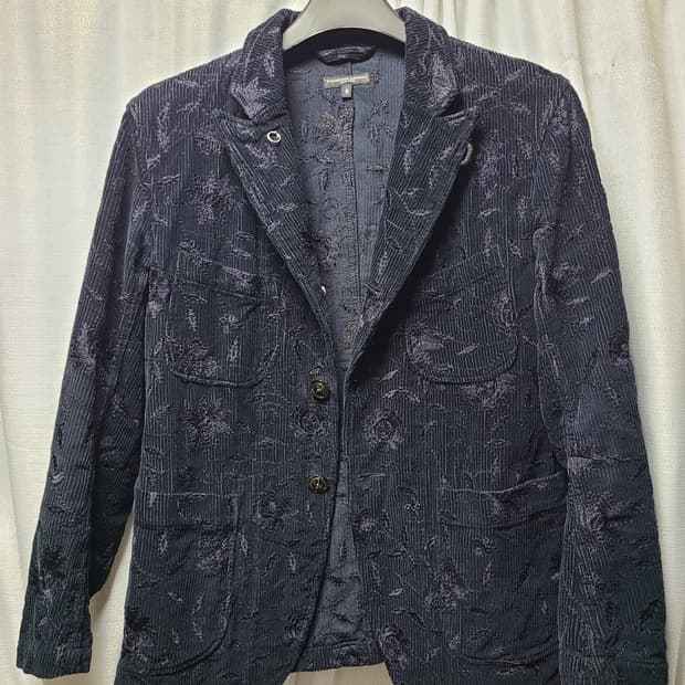 엔지니어드가먼츠 꽃 자수 코듀로이 베드포드 자켓