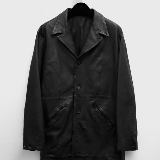 (초판본) 유스 워시드 레더 자켓 L