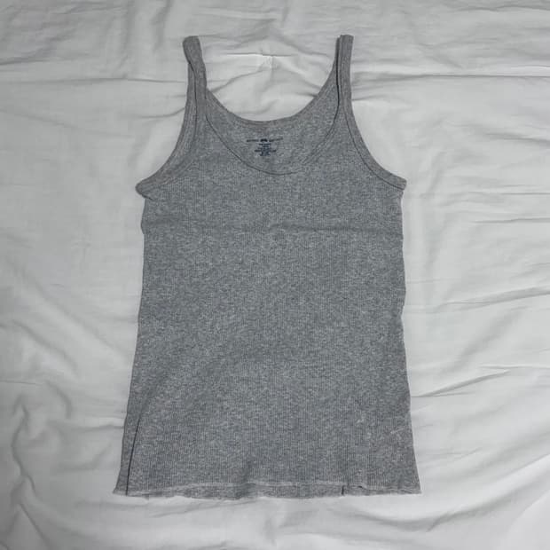 브랜디멜빌 그레이 슬리브리스 회색 나시