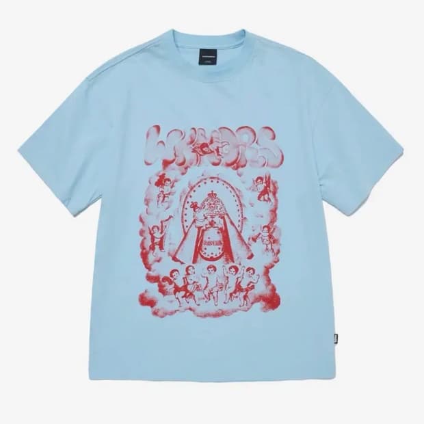 위캔더스 반팔 ANGELS T-SHIRT (S.BLUE) L