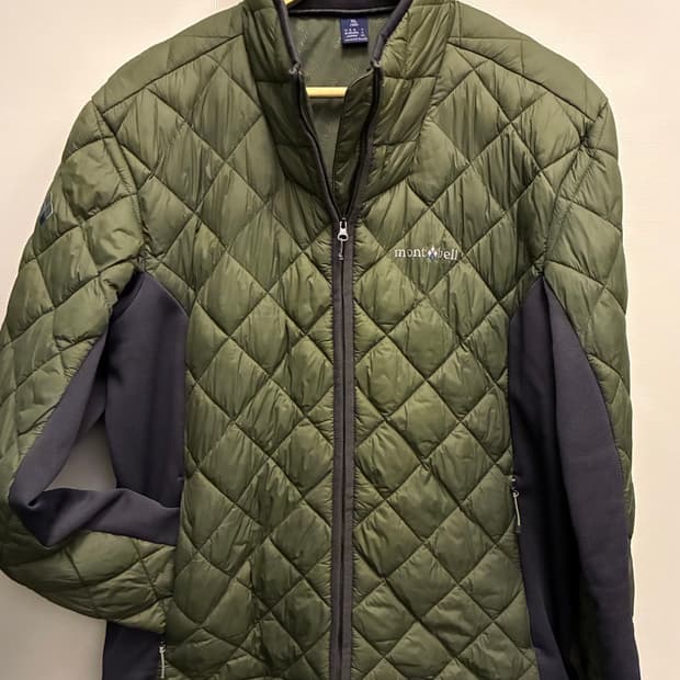 (L~XL)mont bell 몽벨 하이브리드 경량패딩 퀼팅자켓