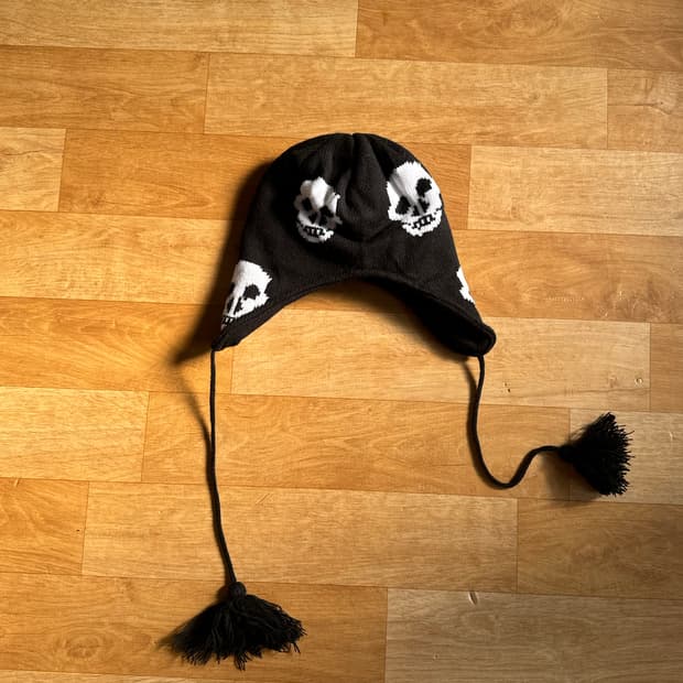 Earflap Skull Beanie