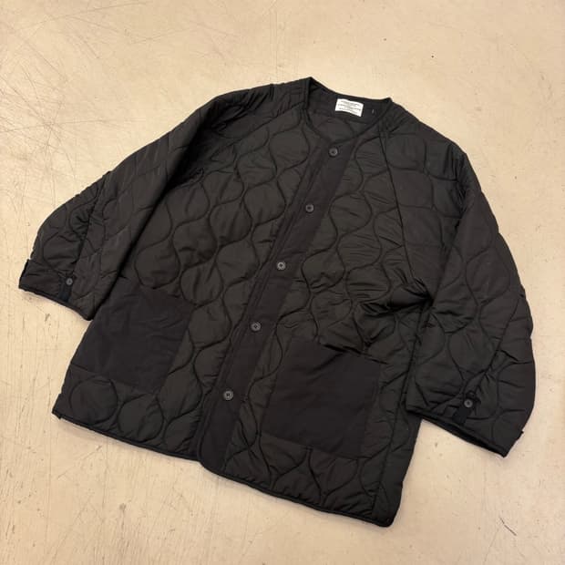 빈티지 블랙 깔깔이 자켓