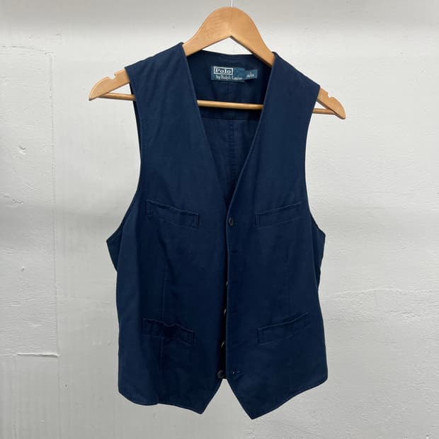[S] POLO RALPH LAUREN LINEN VEST