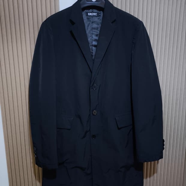 100 DKNY 도나카란뉴욕 나일론 경량패딩 코트