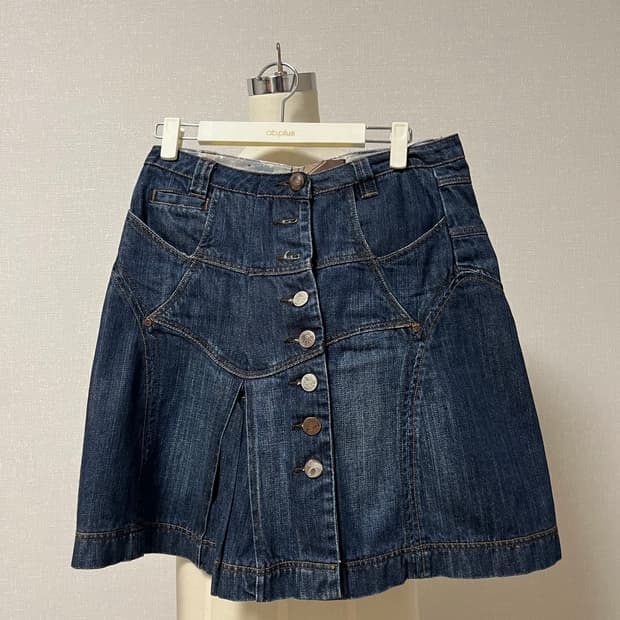 Vintage 데님 스커트