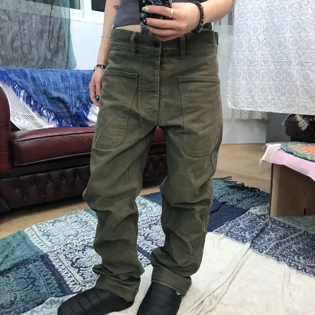 아웃스탠딩 워크웨어 신치백 코튼팬츠 