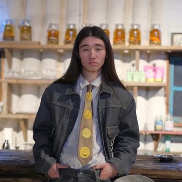 [유일매물/미개봉새상품] kapital 캐피탈 스마일 넥타이