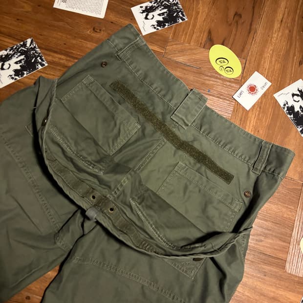 HCO1922 더블 레이어드 밀리터리 카고 팬츠