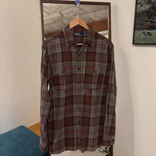 폴로 랄프로렌 체크 셔츠 남방