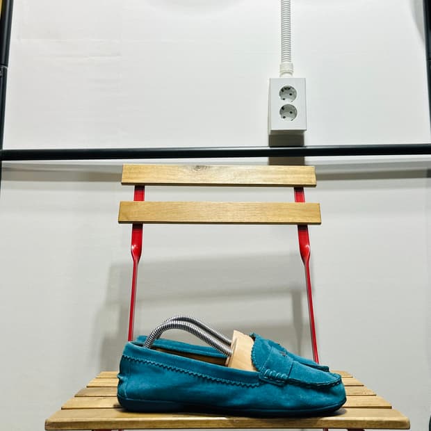 245) 코치 로퍼 여성 여자 페니로퍼 오데트 로퍼 스웨이드 블루