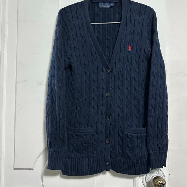 폴로 랄프로렌 케이블 코튼 니트 가디건