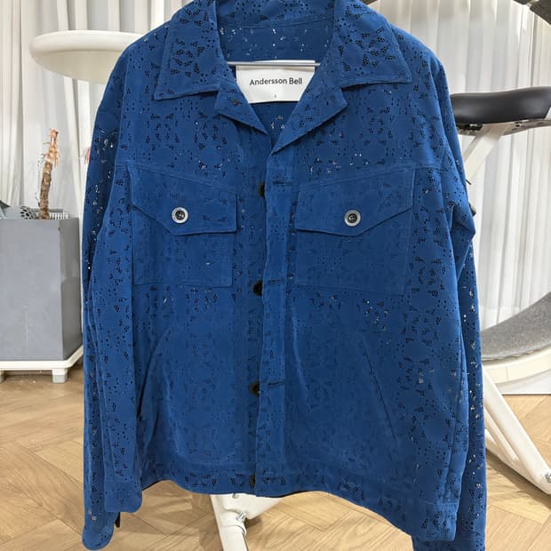 앤더슨벨 펀칭 트러커 자켓