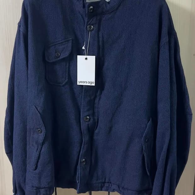 이얼즈어고 사시코 랜드파카 인디고 L