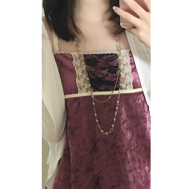 골드 레이어드 목걸이