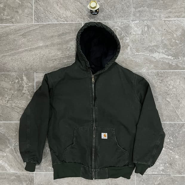 (L)칼하트 덕 액티브 우먼스 후드자켓 WJ130 MOS 모스그린