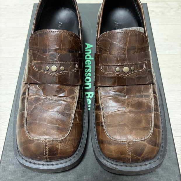 앤더슨벨 브로일스 페니 로퍼 aaa293m BROWN, 260(41)