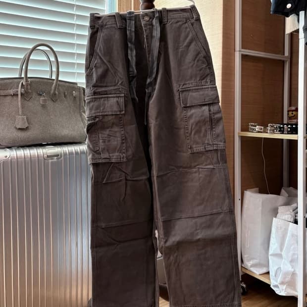 24fw 빈티지워싱코튼카고팬츠 erl